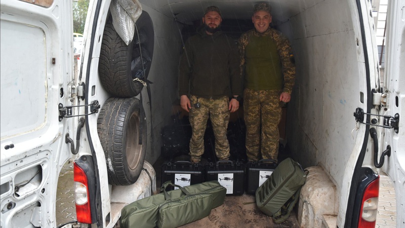 ВІйськові отримають квадрокоптери, РЕБи та EcoFlow від Луцька