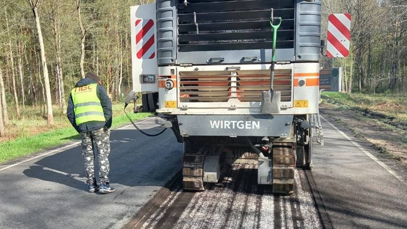 На Волині ремонтують дорогу від Шацька до Любомля