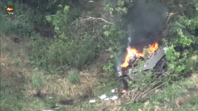 Горить-палає техніка ворожа: бійці волинської бригади показали відмінну бойову роботу. ВІДЕО