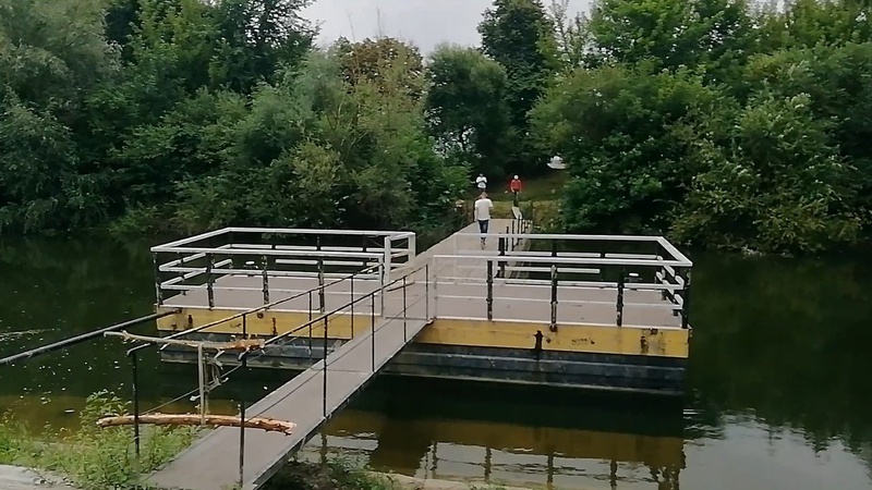 З Луцька на «Бандерштат» збудували міст через Стир. ВІДЕО