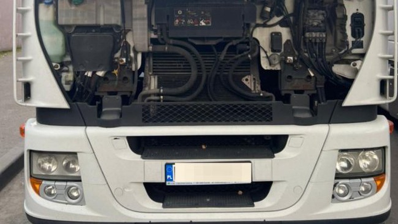 В «Ягодині» виявили вантажівку з підробленим VIN-кодом