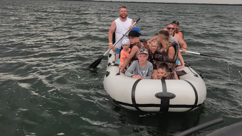 Під час негоди на Світязі врятували дев’ятьох дітей і двох дорослих