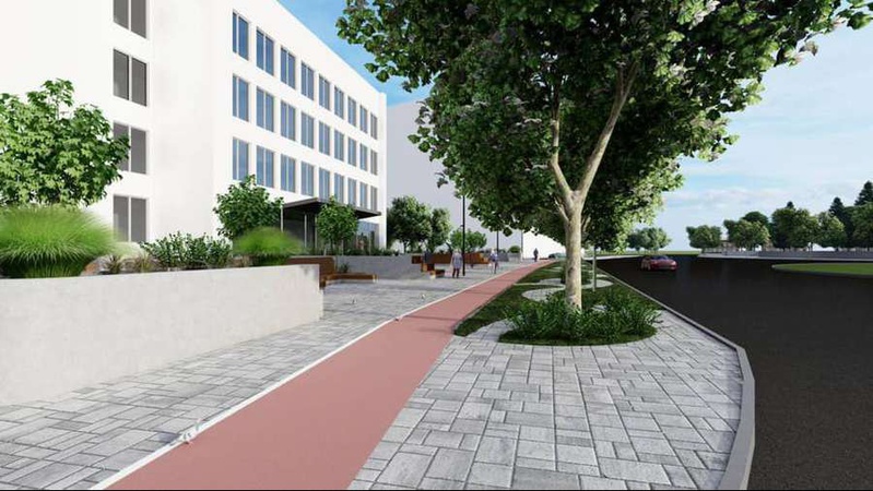 У Луцьку біля історичного факультету з’явиться новий сквер. ФОТО