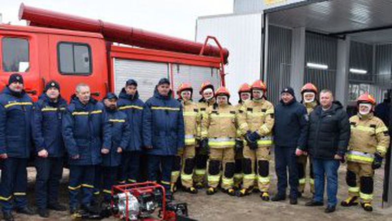 У селі на Волині з’явився підрозділ пожежної охорони. ФОТО