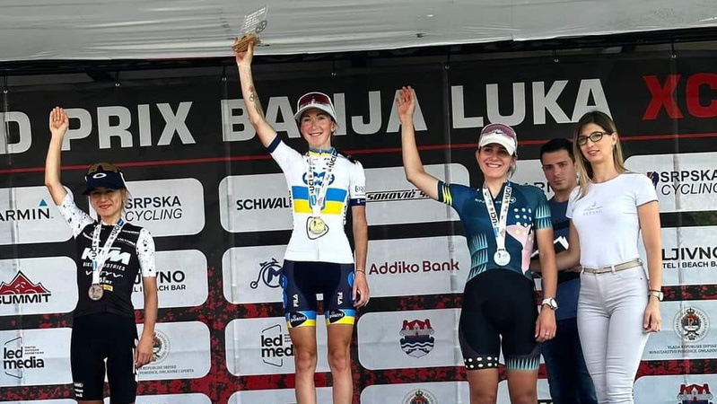 Спортсменка з Луцька здобула золото на гонці у Боснії та Герцеговині