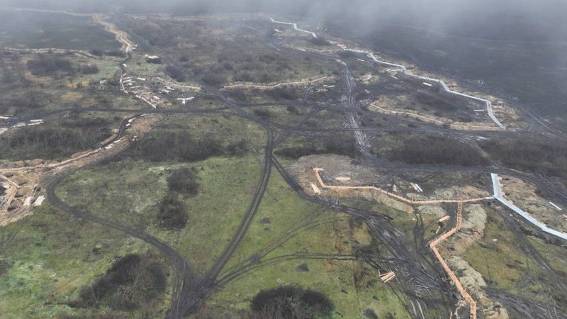 Російська армія окопується неподалік від Бахмута