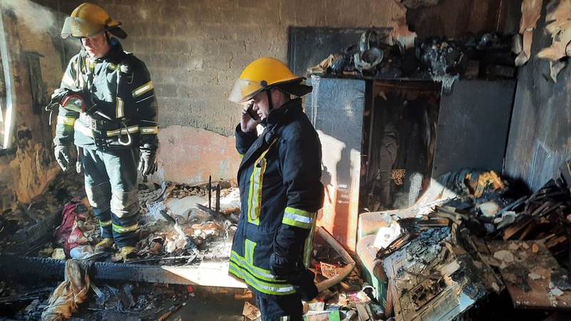 У центрі Луцька в багатоповерхівці згоріла квартира