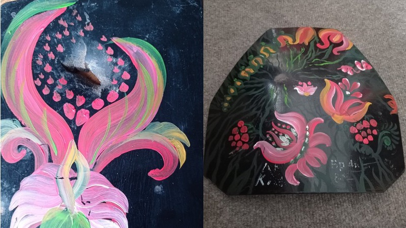 Художниця з Волині перетворює військову амуніцію на артоб'єкти