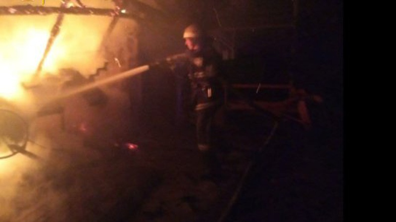 На Волині горів житловий будинок та автомобіль