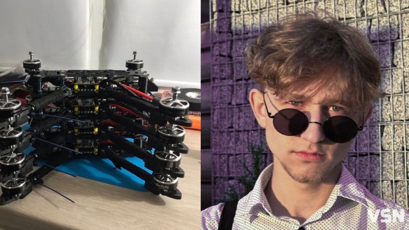 Брати воюють, а він збирає дрони для ЗСУ: історія 20-річного студента з Рожища