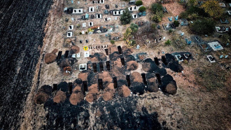 Цвинтар у Грозі, де загинули 52 людей: з’явилися моторошні фото