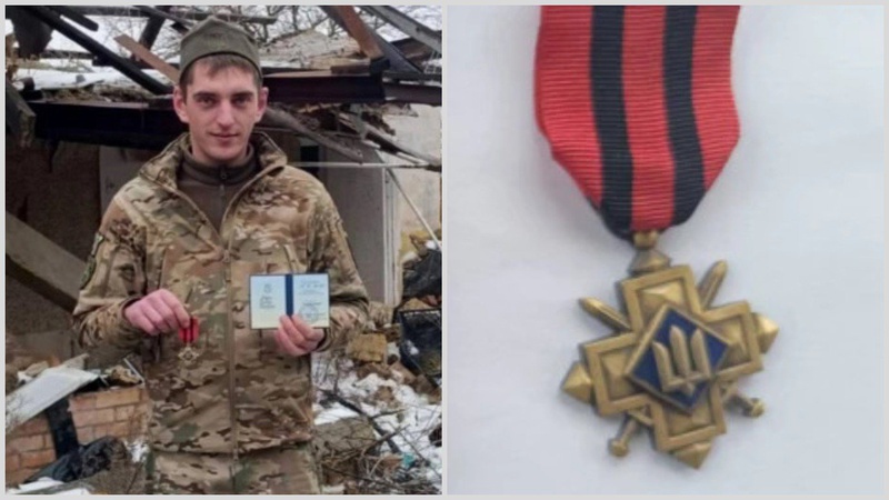 Солдат з Волині отримав «Золотий хрест» від Залужного