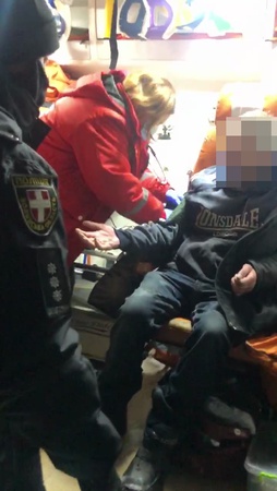 Врятували волинянина, який замерзав на вулиці