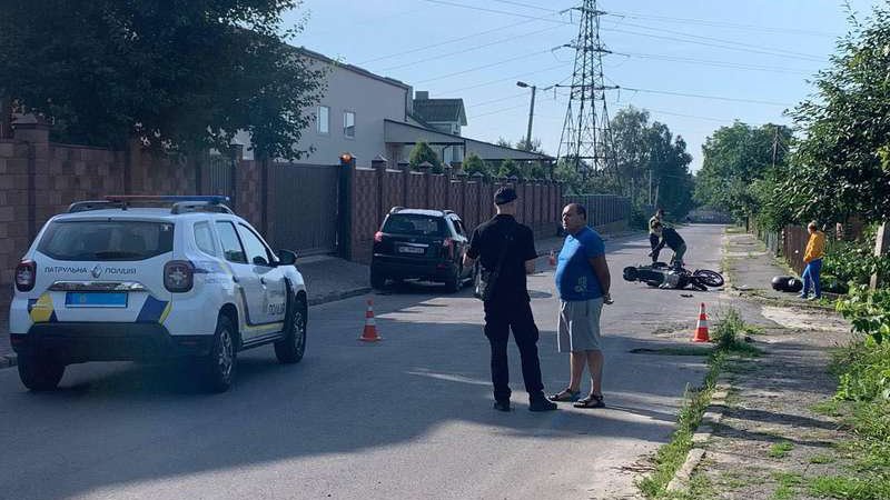 У Луцьку збили мотоцикліста. ФОТО