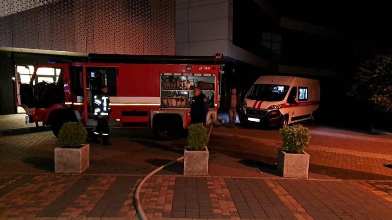 У Луцьку горіла будівля на проспекті Волі