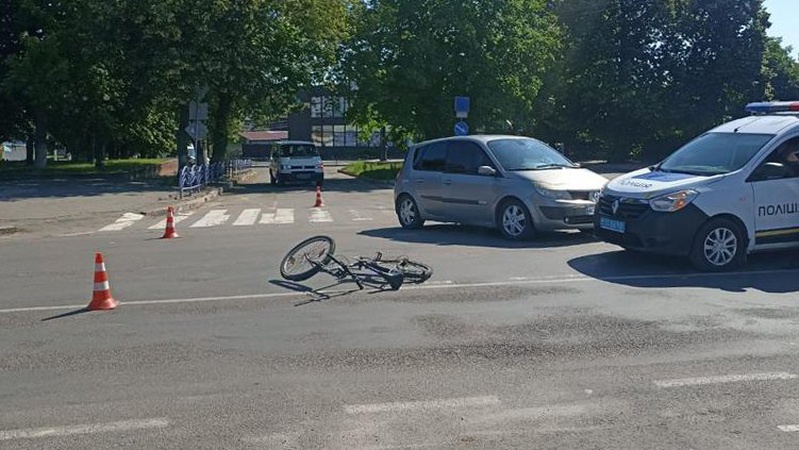 На Волині авто збило велосипедиста, він — у лікарні