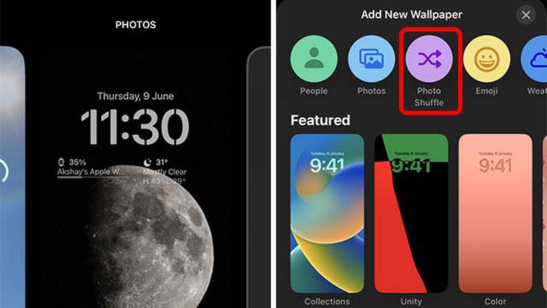 Як використовувати Photo Shuffle для екрана блокування iOS 16