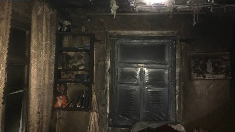 У Луцькому районі горіла хата – господарка дивом вижила. ФОТО
