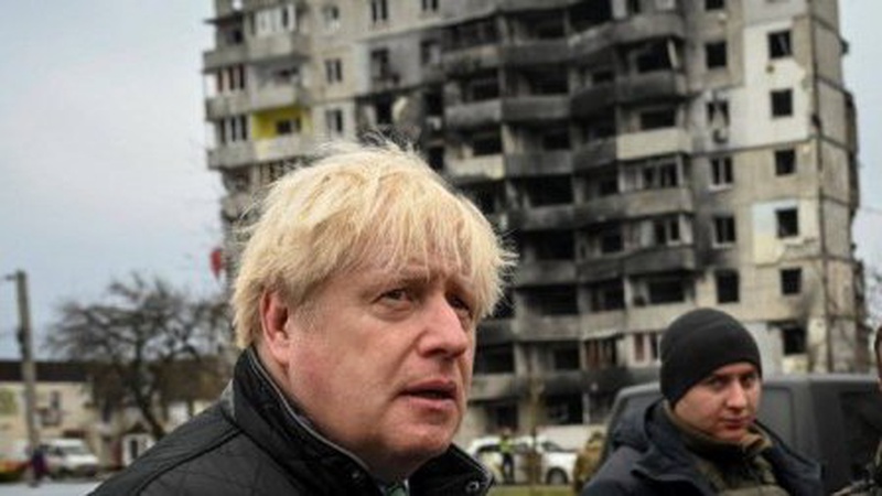 Борис Джонсон відвідав Бучу й Київ, зустрівся із Зеленським