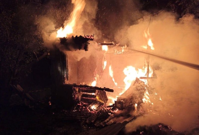 У селі на Волині від вогню рятували дачний будинок