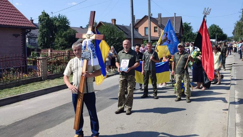 В Ківерцях відбувся похорон полеглого військовослужбовця