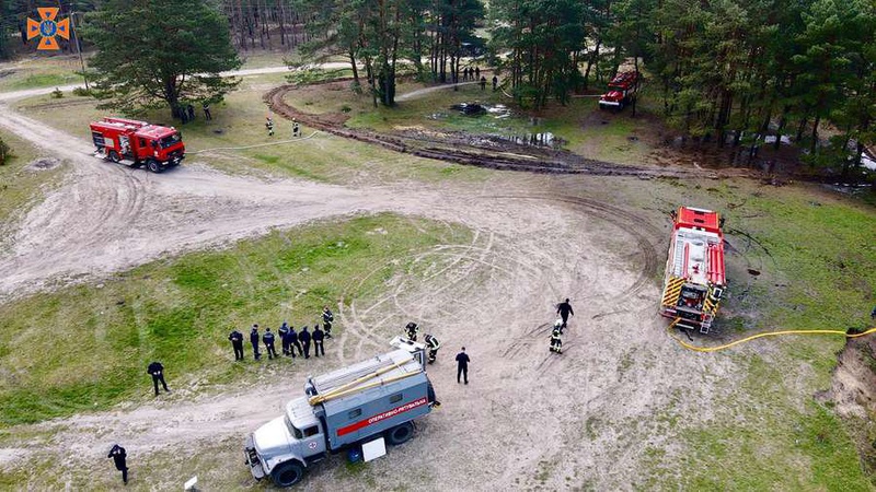 У волинських лісівників та пожежників відбулись спільні навчання