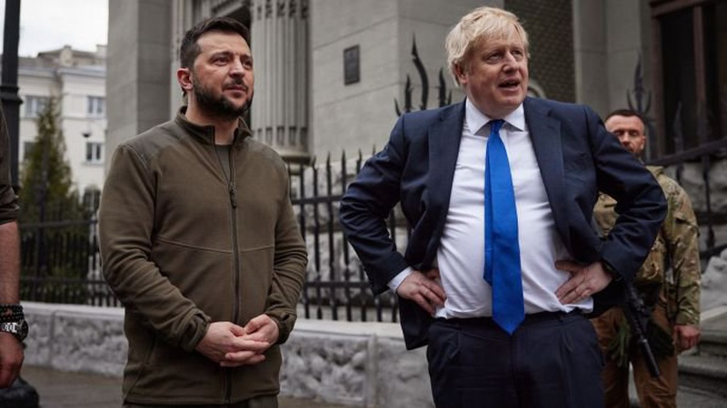 «Українці виявили мужність лева, а ви, Володимире, видали рик цього лева», – промова Джонсона у Києві