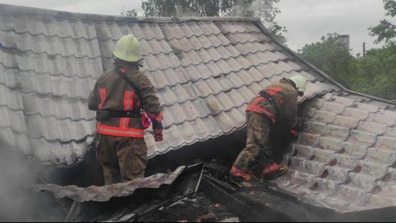 У Луцькому районі горів житловий будинок