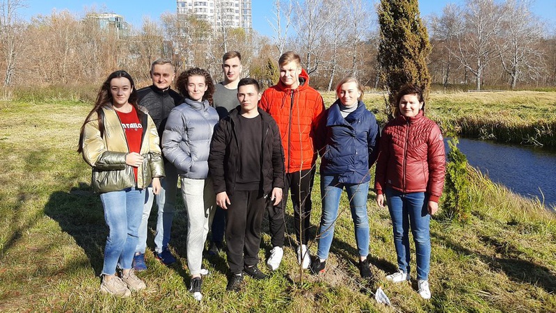 У Луцьку волонтери висадили алею дерев