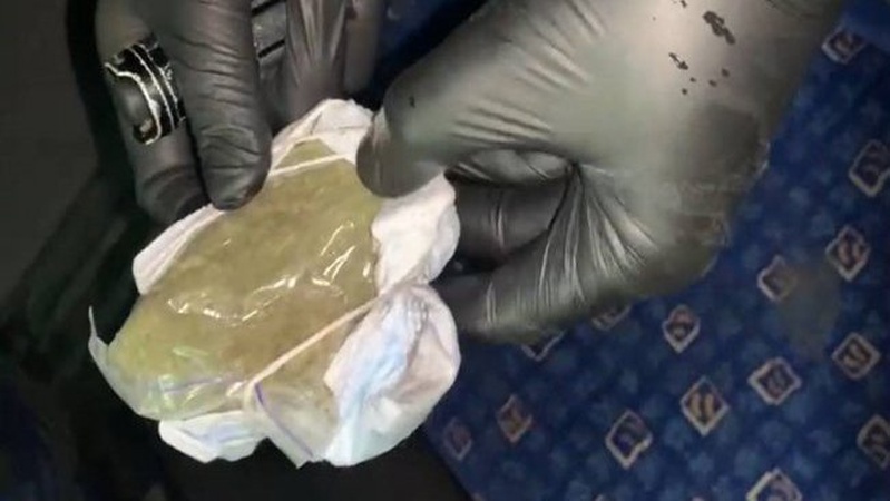 На «Ягодині» службовий собака знайшов наркотики у пасажира рейсового автобуса. ФОТО