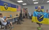 Пів сотні прапорів із подяками від бійців зібрали волинські волонтери штабу «Ангар»