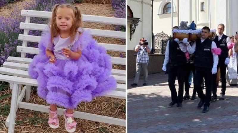 У Вінниці попрощалися з чотирирічною Лізою, яка загинула внаслідок ракетного обстрілу