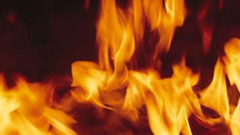 У селі на Волині горіла господарська споруда