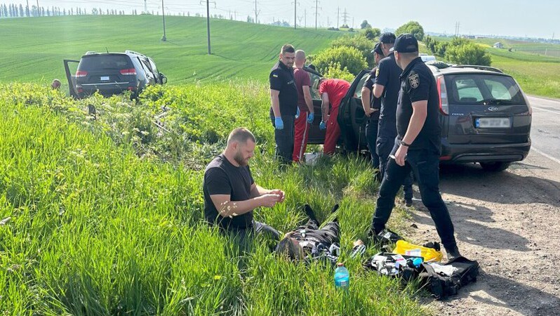 Сапери з Волині, які прямують на Схід, першими прийшли на допомогу жертвам ДТП