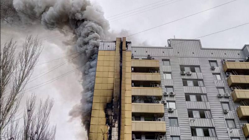 ​У Дніпрі горів центральний офіс АТБ