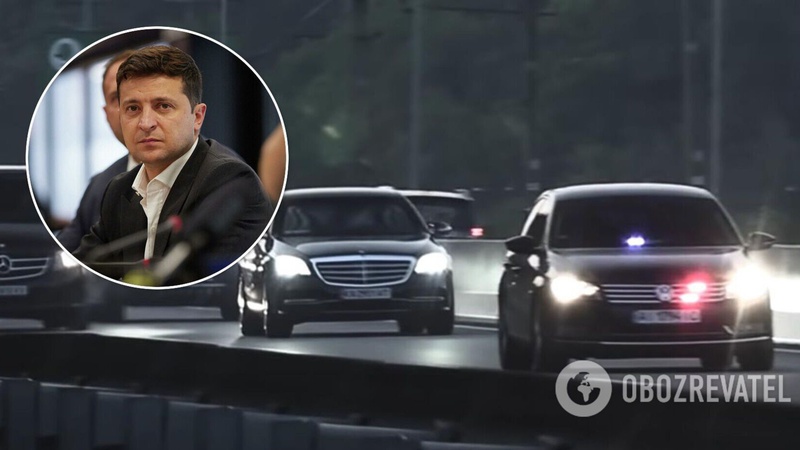 З мигалками та додатковою поліцією: Зеленський посилив охорону