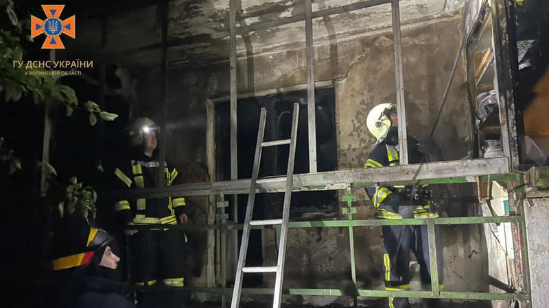 У Луцьку горіла квартира