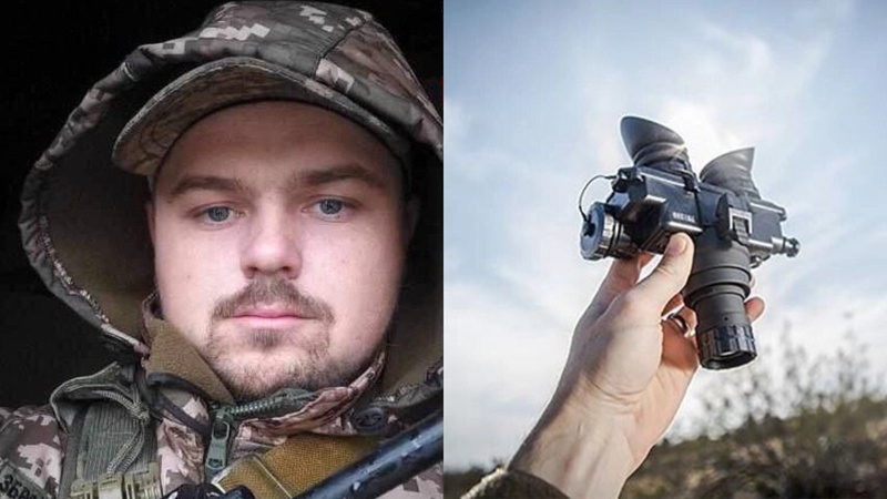 Збирають кошти на прилад нічного бачення для воїна з Рожища