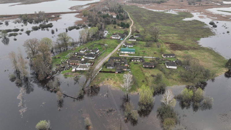 Зросла кількість підтоплених будинків на Волині