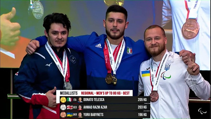 Волинянин здобув «золото» та «бронзу» на чемпіонаті Європи з Пара пауерліфтингу