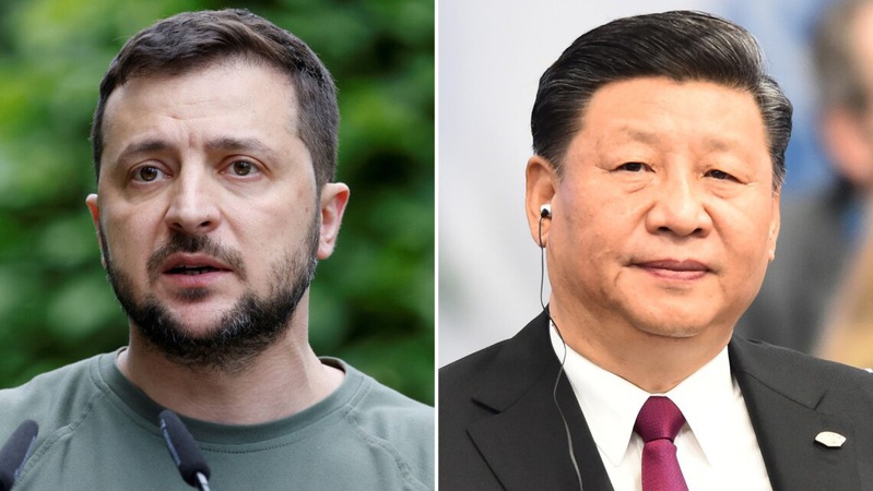Зеленський вперше від початку великої війни поговорив із Сі Цзіньпіном