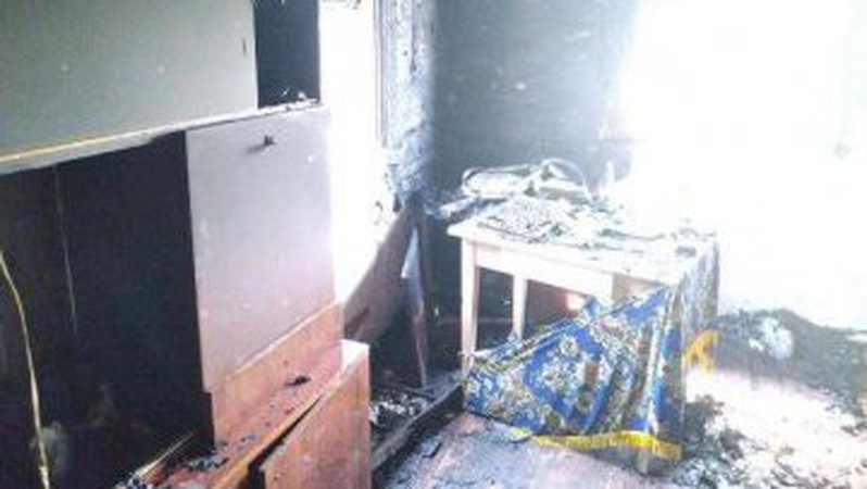 У сім’ї волинян через телевізор згоріла квартира