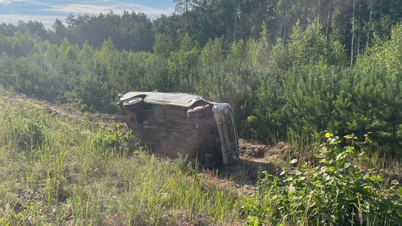 На Волині автомобіль злетів у кювет.ФОТО