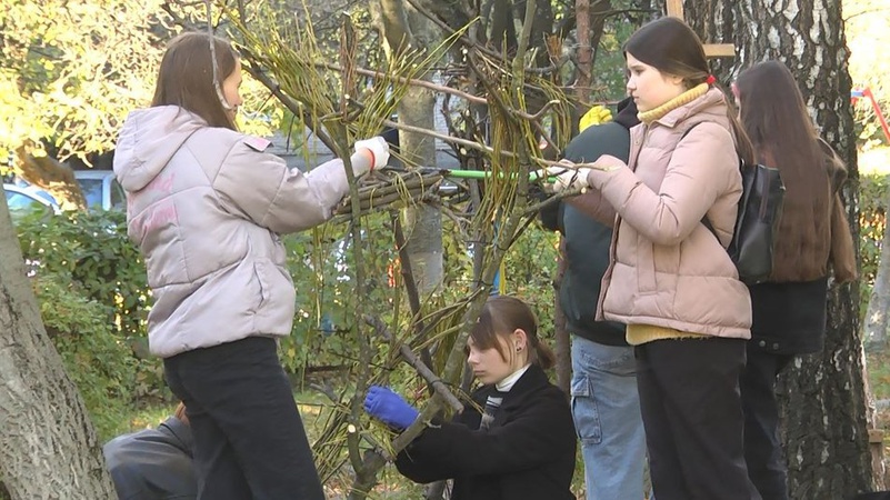 У Луцьку діти створили патріотичну інсталяцію