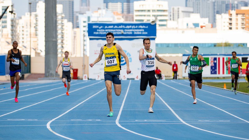 Параатлет з Волині Ярослав Окапінський здобув золоту та срібну медалі на міжнародному турнірі з легкої атлетики