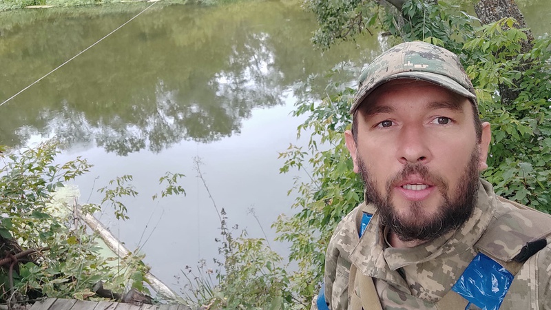 Ізюм наш: депутат Луцькради сфотографувався на березі річки Сіверський Донець