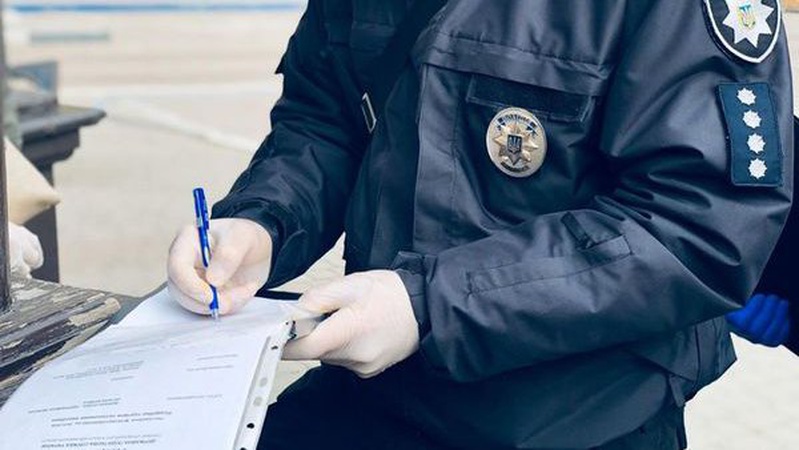 На Волині поліція склала понад 1300 протоколів на порушників карантину