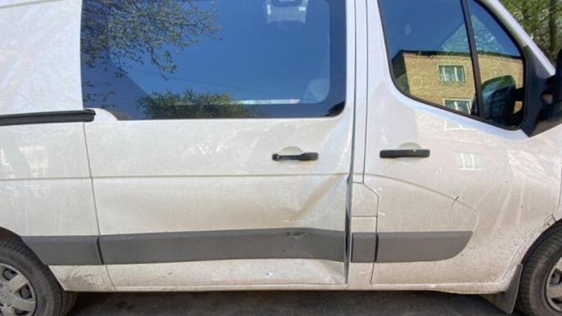 В’їхав в авто та втік: у місті на Волині розшукують винуватця ДТП.ФОТО