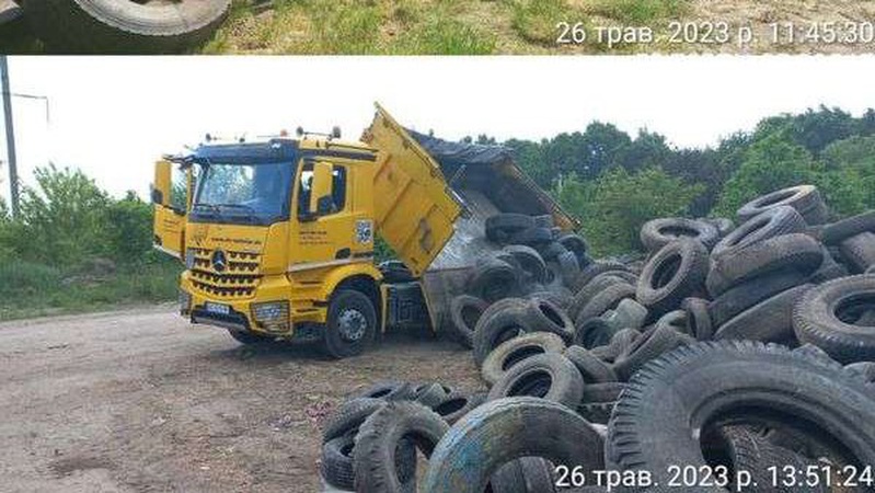 У Луцьку з дворів на Гнідавській вивезли 360 автомобільних шин