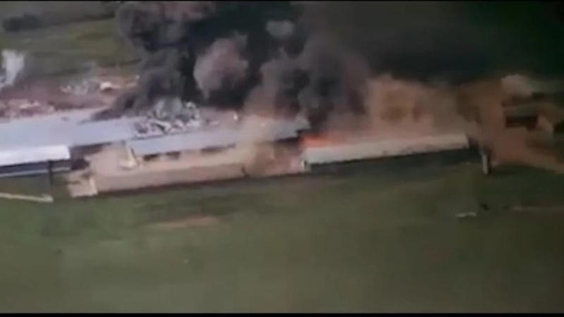 Артилерія ЗСУ знищила склад РФ з «Градами». ВІДЕО